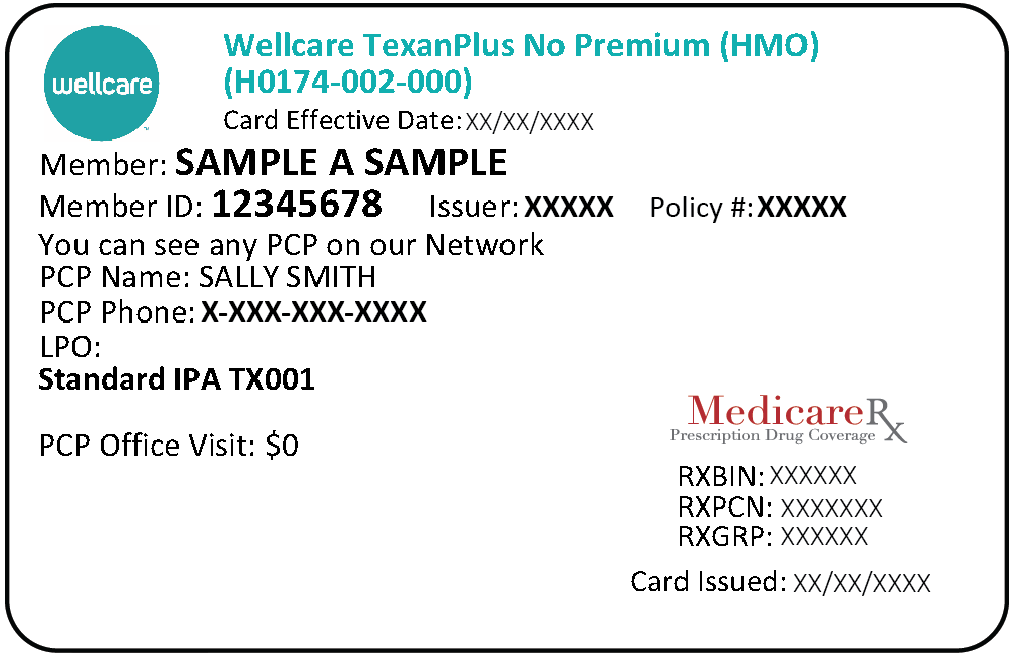 Wellcare member ID