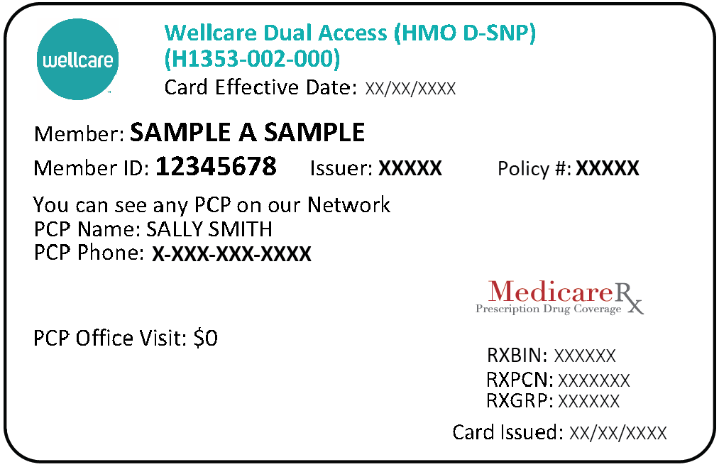 Wellcare member ID