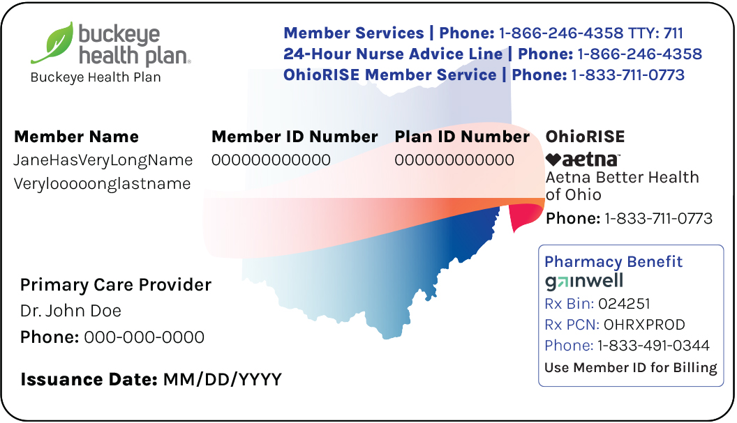 Buckeye Health Plan member ID