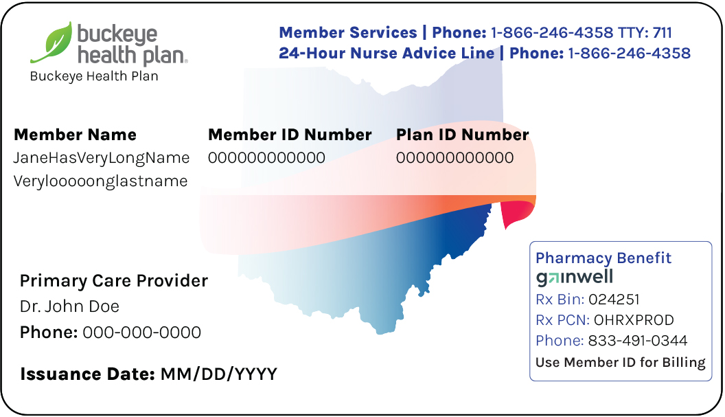 Buckeye Health Plan member ID